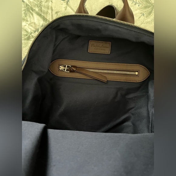 Ralph Lauren Crest Flannel Backpack - Picture 9 of 9